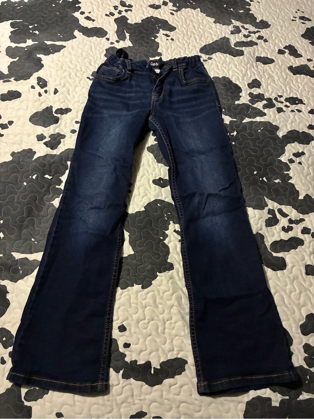 Cat & Jack Dark Blue Flare Jeans
